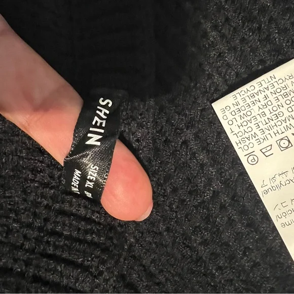 SHEIN Black and Blue Shrug with Butterfly Accents. New, never worn, no tags. - Picture 6 of 10